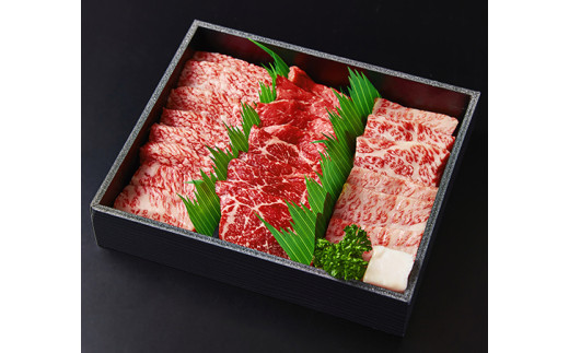 【定期便】２か月に１回　特撰近江牛定期便　焼肉３種食べ比べセット全6回【FO49W】（国産牛　和牛　ブランド牛　ブランド和牛　黒毛和牛　牛肉　肉　高級　人気　おすすめ　神戸牛　松阪牛 に並ぶ 日本三大和牛 近江牛）