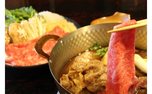 【7月発送分】極上近江牛すき焼き・しゃぶしゃぶ用ロース【400g】【CB12W-7m】（国産牛　和牛　ブランド牛　ブランド和牛　黒毛和牛　牛肉　肉　高級　人気　おすすめ　神戸牛　松阪牛 に並ぶ 日本三大和牛 近江牛）