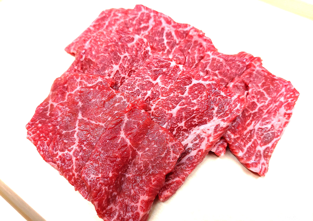 【寛閑観】近江牛　極上『赤身』焼肉用（ランプ・イチボ） 300g【冷蔵】　【FR12W】（国産牛　和牛　ブランド牛　ブランド和牛　黒毛和牛　牛肉　肉　高級　人気　おすすめ　神戸牛　松阪牛 に並ぶ 日本三大和牛 近江牛）