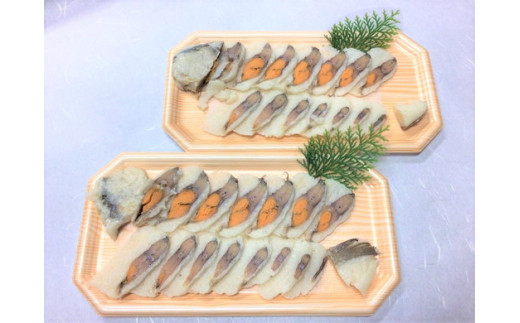 近江本にごろ　ふなずし100gスライス×2p 定期便（12か月連続お届け）【AD30W】（滋賀県　近江八幡市）