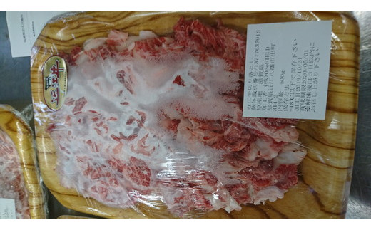 近江牛二種セット【1kg（赤身スライス500ｇ、切り落とし500ｇ）】【AC13W】（滋賀県　近江八幡市）