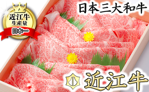 【9月発送分】極上近江牛すき焼き・しゃぶしゃぶ用【800g】【CB01W-9m】