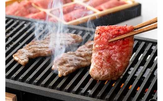 【カネ吉山本】【認定近江牛雌牛限定】特選焼肉バラ・モモ300g【Y121W】（国産牛　和牛　ブランド牛　ブランド和牛　黒毛和牛　牛肉　肉　高級　人気　おすすめ　神戸牛　松阪牛 に並ぶ 日本三大和牛 近江牛）