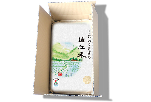 【7年産】近江米 環境こだわり米 コシヒカリ 無洗米 【10kg×1】【BN01W2】（滋賀県　近江八幡市）