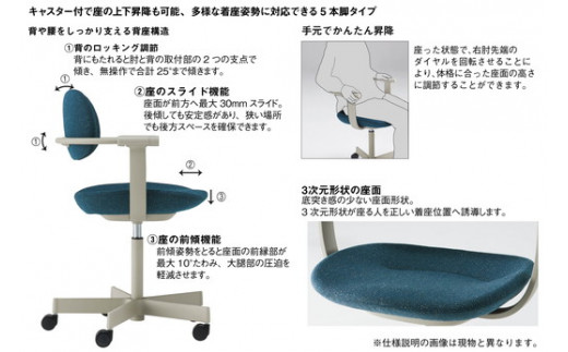 イトーキ『バーテブラ03』5本脚 抵抗付きウレタンキャスタータイプ SD張地：ダークグレーC（KG825SDM1T1C3CF）(バーテブラ)【EI005W1】
