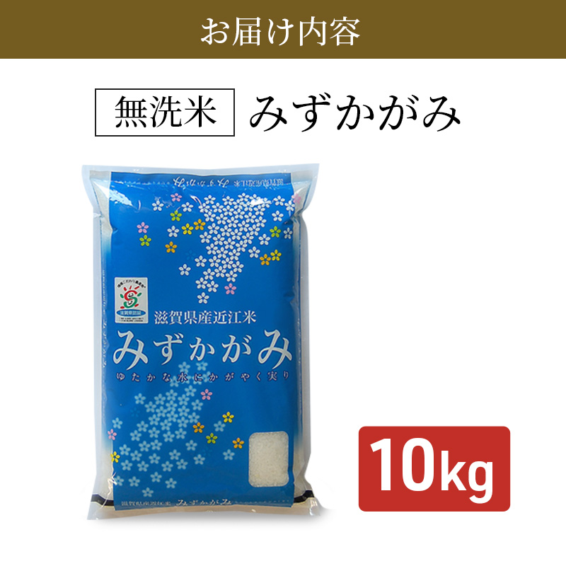 【令和7年産】 特A受賞歴 みずかがみ 米 無洗米 近江米 BG無洗米 10kg BG無洗米10kg 滋賀県産 ミズカガミ 時短 滋賀県 豊郷町