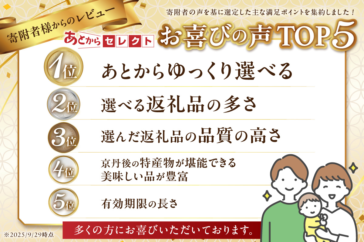 あとからセレクト【ふるさとギフト】寄附10万円相当