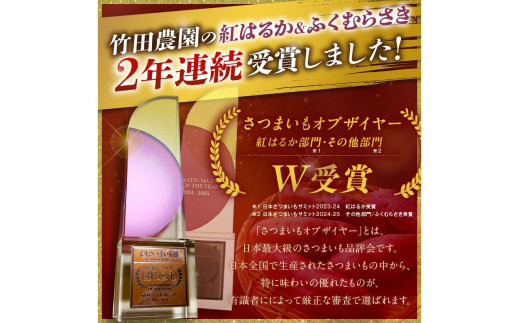 【先行予約】日本一！さつまいもオブザイヤー2部門受賞のサツマイモ農家が作る「紅はるか」の冷凍焼き芋1kg（4～8本程度） さつまいも 薩摩芋 焼き芋 ヤキイモ 国産 ふるさと納税 やきいも ふるさと納税 焼き芋