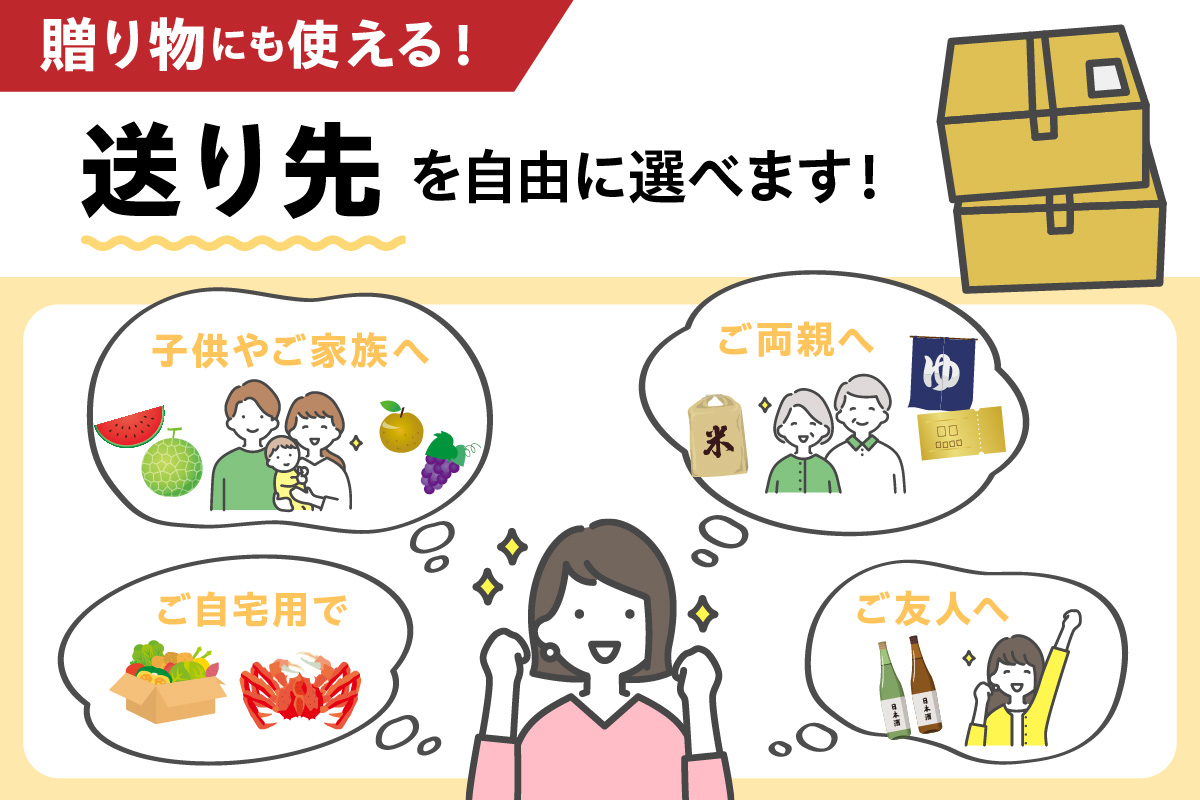 あとからセレクト【ふるさとギフト】寄附10万円相当