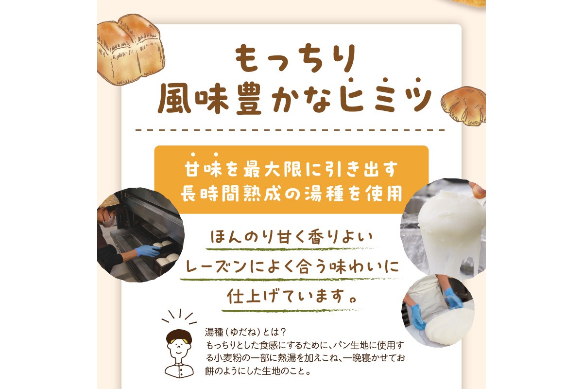 京都丹後　パンドミレーズン　3斤（5枚切り15枚）
