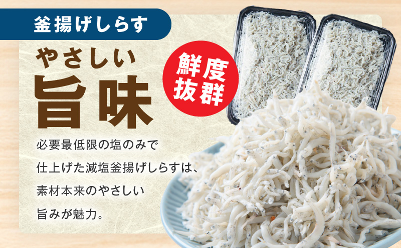 【スピード発送】減塩 釜揚げしらす 900g【小分け 150g×6P 漁師直送 シラス 国産 無添加 産地直送 sirasu 海鮮 しらす 鰯 イワシ いわし】