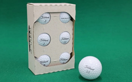 【ご注文から3ケ月以内の発送となります】最高級・高品質ロストボール　6個×２【タイトリスト　PRO V1 白】他ブランドあり ゴルフ ロストボールセット ｜練習用 ゴルフボール ブランド 12球 中古球 初心者向け
