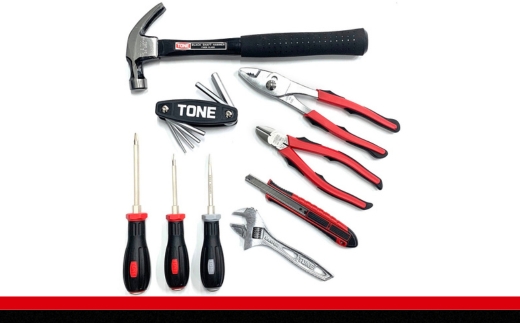 TONE トネ ＜ふるさと納税限定！＞ホームツールセット　L-TSX1190　工具　TONE　トネ 15001-40000454｜工具 整備士 自動車 バイク DIY メンテナンス