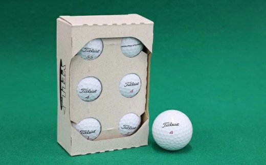【ご注文から3ケ月以内の発送となります】最高級・高品質ロストボール 6個×2 【タイトリスト PRO V1 X 白】他ブランドあり ゴルフ ロストボールセット ｜練習用 ゴルフボール ブランド 12球 中古球 初心者向け