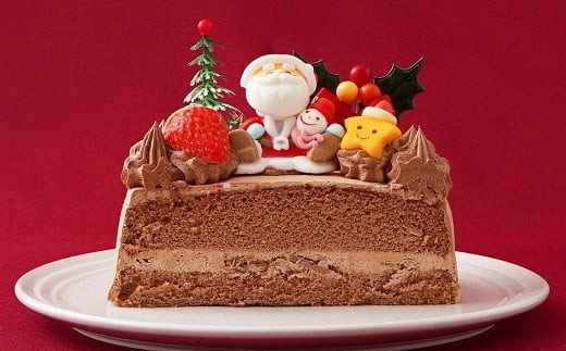 生チョコ クリスマス ケーキ 【2026年12月18日から23日発送予定】 5号 15cm 3～5人向け 先行予約 予約 チョコレート 生チョコクリーム 冷凍