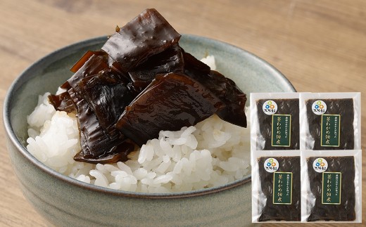 大阪産 茎わかめ佃煮 90g×4袋 合計360g わかめ つくだに 新鮮 簡単 おかず