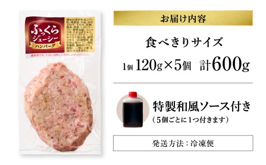 【A4～A5ランクの黒毛和牛100%】 ハンバーグ 120g×5個 （計600g） ／ 黒毛和牛 黒毛和種 和牛 国産牛 牛肉 牛 お肉 肉 ハンバーグ ハンバーグステーキ ハンバーグセット グルメ BBQ バーベキュー キャンプ アウトドア ギフト 贅沢 冷凍 個包装 大阪府 阪南市
