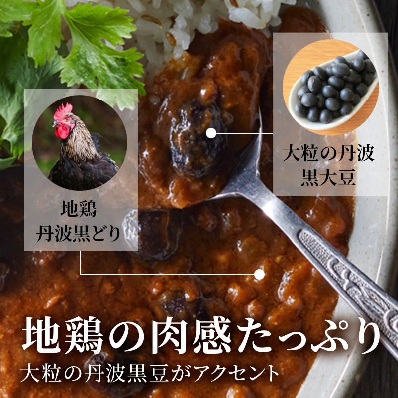 鶏肉 キーマカレー 地鶏丹波黒どりと丹波黒大豆のキーマカリー 6食 セット 最短4日以内発送 詰め合わせ レトルトカレー レトルト食品 レトルト レトルトパウチ 常温保存 防災 防災食 非常食 カレー