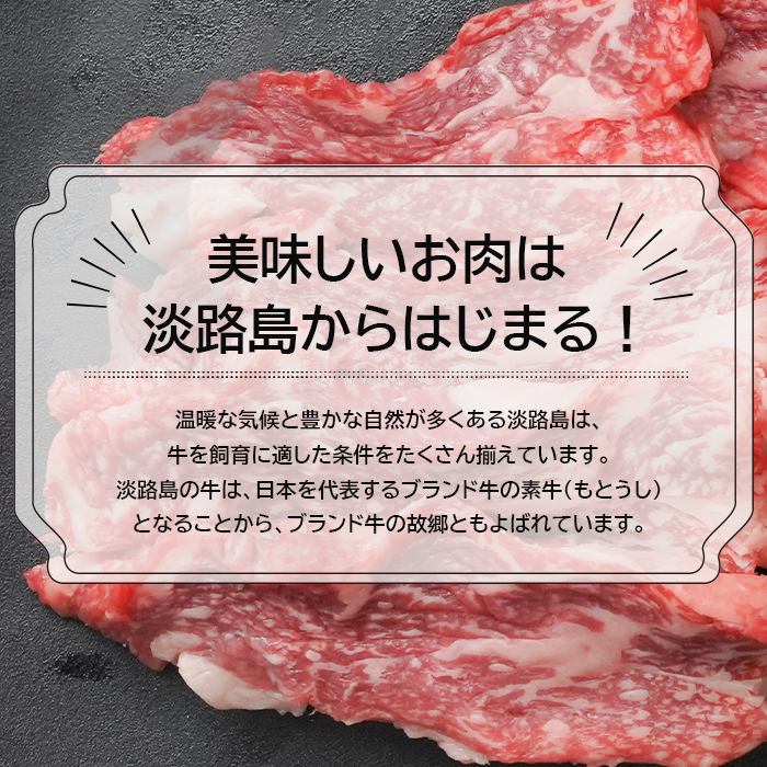 淡路牛カルビ焼肉用500ｇ（250g×2） カルビ