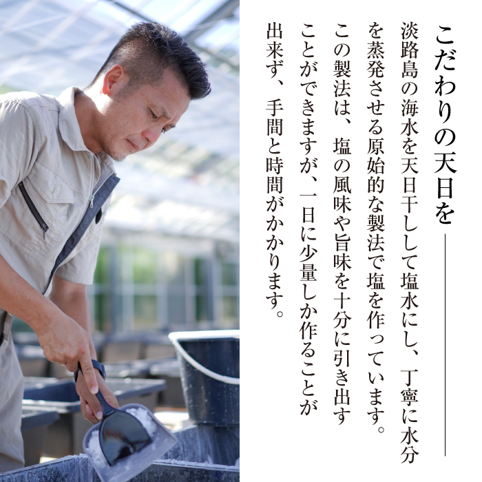 淡路島海塩 TEN-PI-EN 大粒500g
