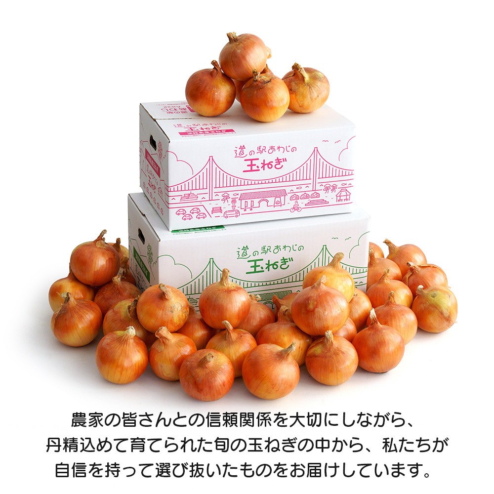 道の駅あわじの玉ねぎ5kg箱 玉ねぎ