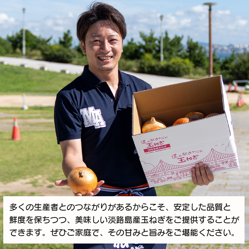 道の駅あわじの玉ねぎ5kg箱 玉ねぎ