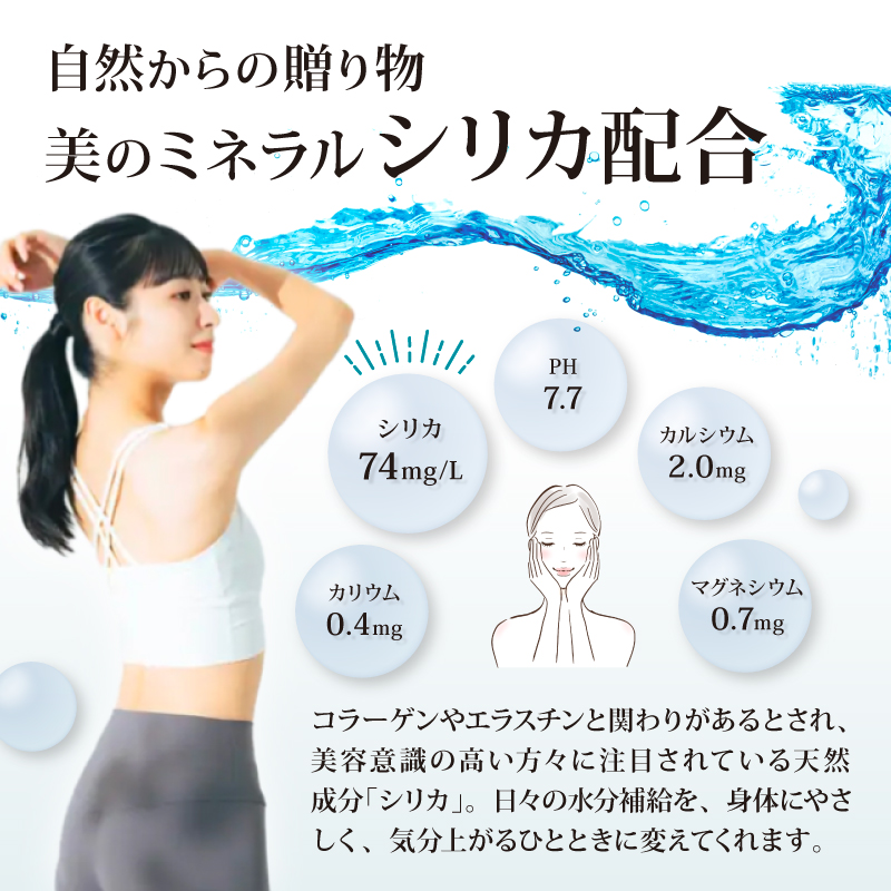 奥大和の銘水 500ml×48本（1箱24本入り×2箱） 水 美味しい水 月ヶ瀬の水 奥大和の銘水48本セット シリカ水 軟水 賞味期限2年 長期間保存可能 永伸商事株式会社