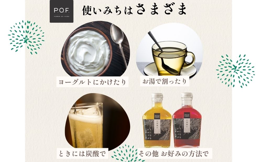 ちになるシロップ ＜大和当帰＞150ml 3種セット ／ふるさと納税 芍薬 生姜 棗 シロップ 瓶 ガラス瓶 国産 食材 炭酸 大和当帰葉 有機 お湯割り 甜菜糖 ハチミツ はちみつ 送料無料 ち 奈良県 宇陀市 POWER OF FOOD