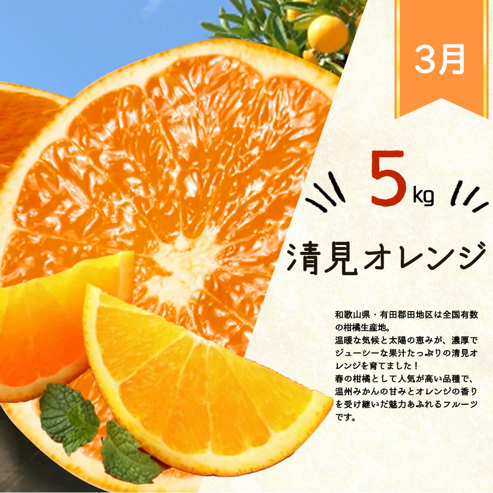 【定期便 全3回】紀州和歌山産旬の柑橘セット（みかん・ポンカン・清見）_G60-T32