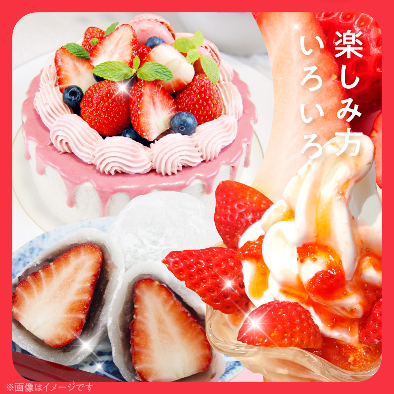 朝摘み 完熟 まりひめ いちご 約300g×2パック (合計約600g)_AB7334