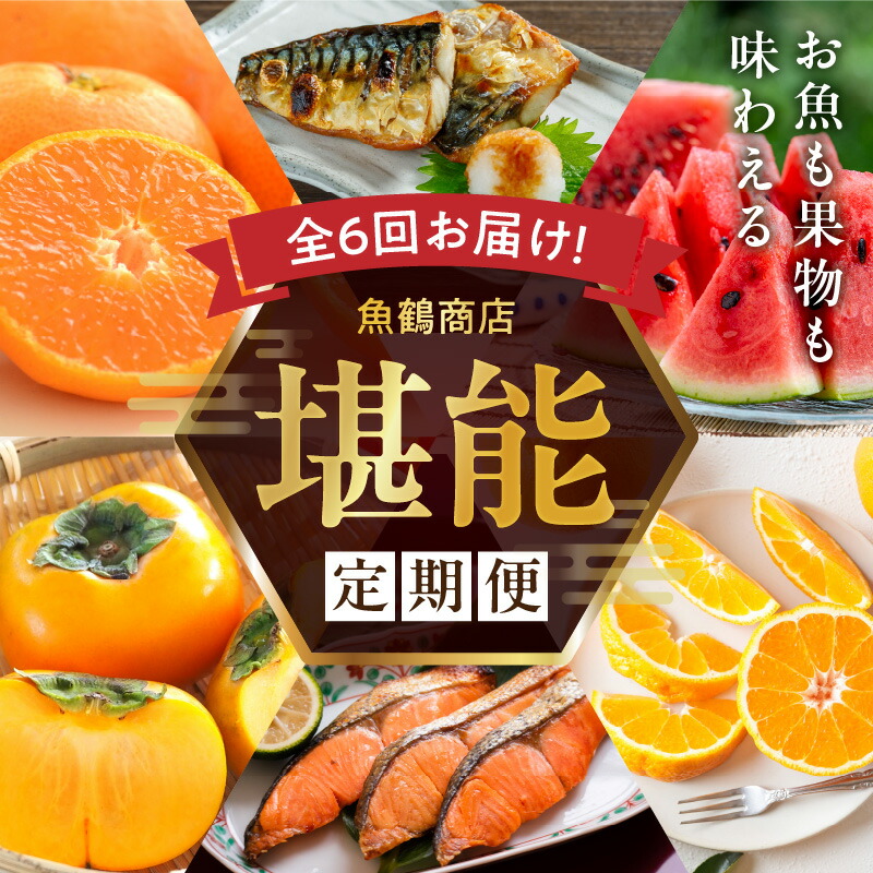 【定期便　偶数月6回】魚鶴商店堪能定期便_G60-T75