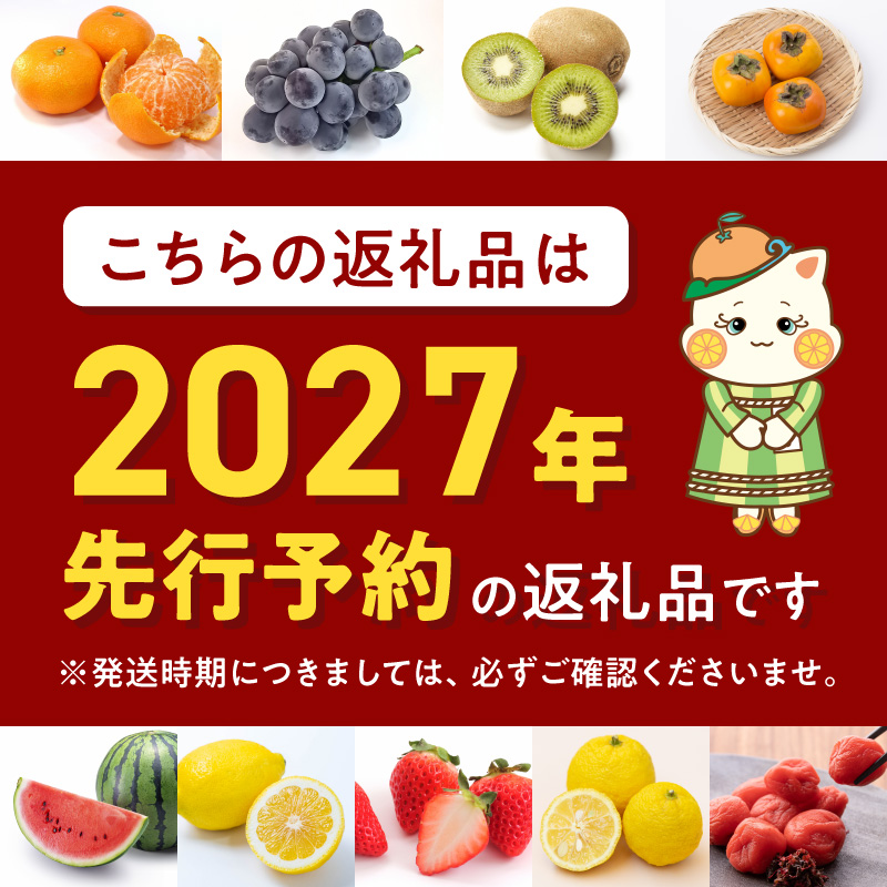 【2027年先行予約】訳あり 家庭用 カラマンダリン なつみ 和歌山 有田  2S～3Lサイズ混合 約2kg_DZ6223