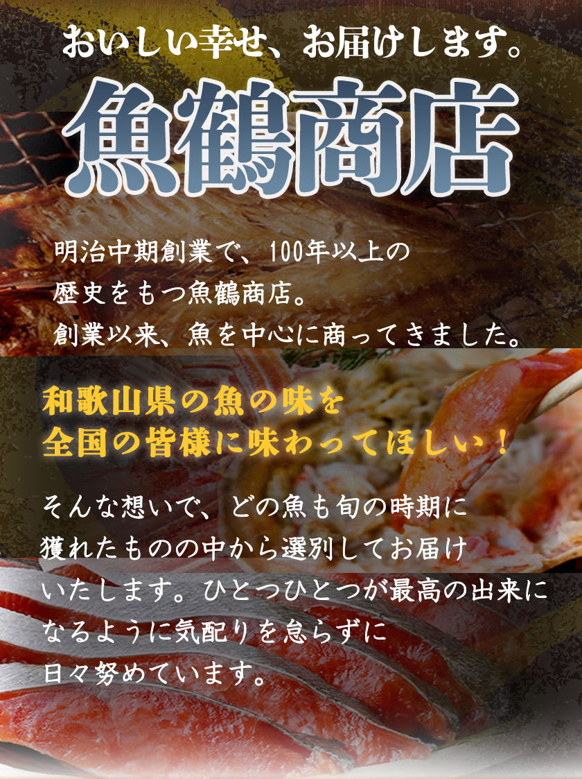 和歌山魚鶴仕込の 魚 切身 詰め合わせ 3種8枚 セット_G7017