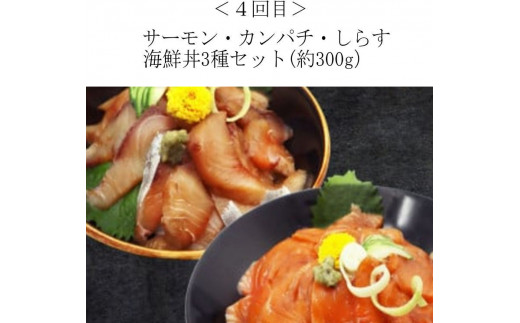【全4回】困った時の1品に！＼晩ご飯直行／絶品おかず定期便（さば・鰻・サケ・海鮮丼）