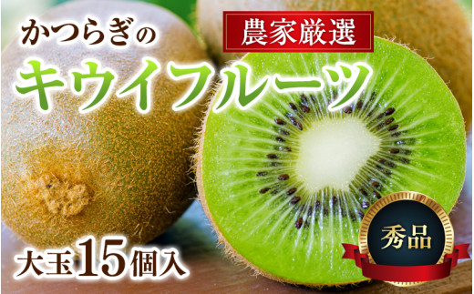 【先行予約】?先行予約！和歌山県産?秀品?キウイフルーツ?大玉15個入?こだわり農家厳選? 【2026年12月中旬～2027年1月中旬頃順次発送】/ キウイ キウイフルーツ 果物 フルーツ おやつ【kgr021】