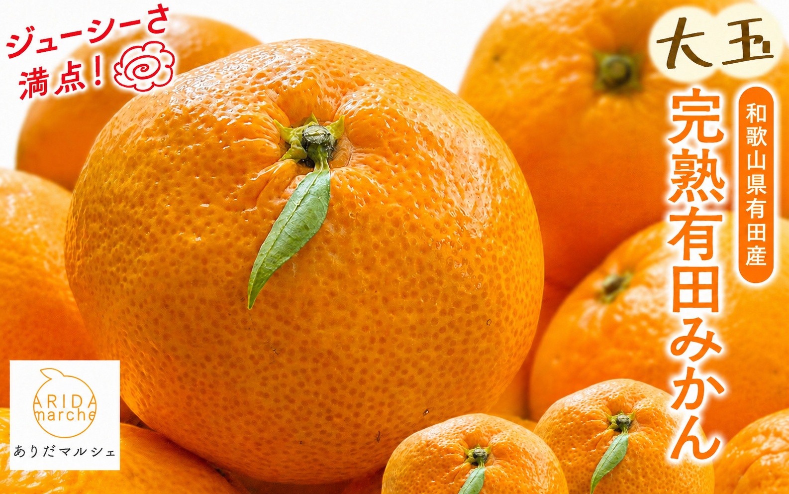 【先行予約】【果汁たっぷり】迫力満点！ 大粒 完熟有田みかん 家庭用 サイズ混合(2L～4L)　約5.2kg(5kg+200g)【2026年11月中旬～1月中旬頃に順次発送予定】【ard225A】
