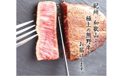 熊野牛A4以上ヒレシャトーブリアンステーキ100g×2枚＆霜降りサーロインステーキ180g×2枚【uot766A】