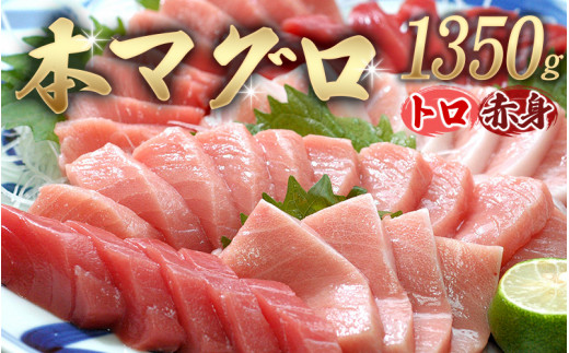 本マグロ（養殖） トロ＆赤身セット 1350g 【１ヶ月以内に順次発送】☆北山村人気No1☆ | まぐろ マグロ 本マグロ 鮪 中トロ 赤身 柵 刺身 お刺身 人気 海鮮 海産物 鮮魚 魚 じゃばらまぐろ まぐろ丼【nks111】