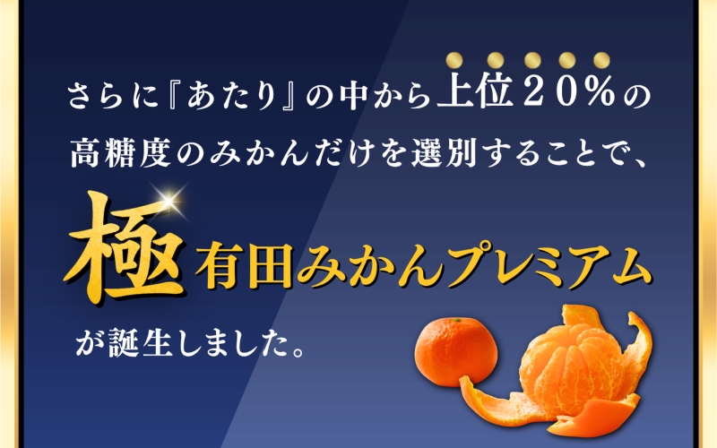 【2026年11月～2027年1月に順次発送予定】みかん ＼光センサー選別／極 有田みかんプレミアム 約3.5kg【光センサー 高糖度選別品】2S～Lサイズ  【nuk168C】