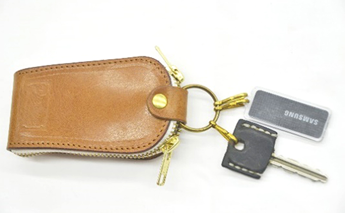 革工房Manly ローテーションキーケース キャメル ファッション アクセサリー ファッション小物 