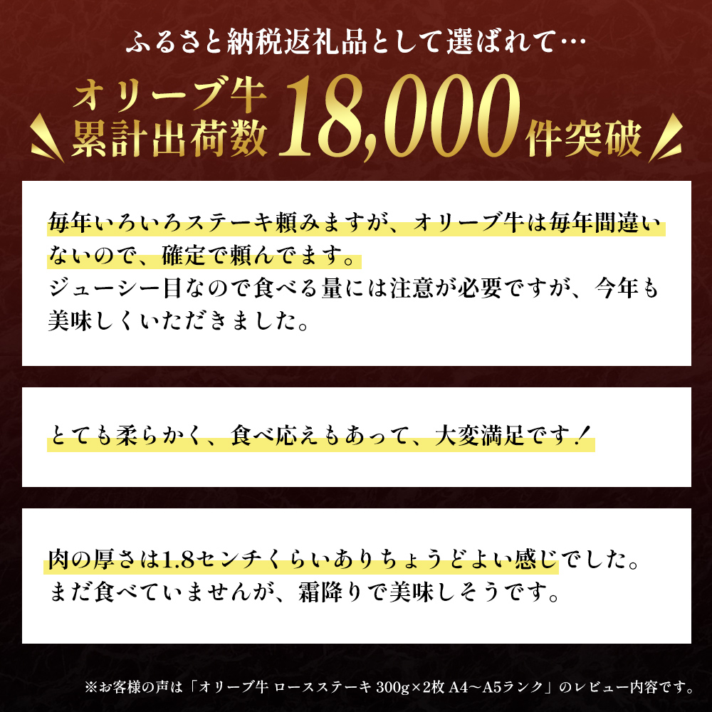 「期間限定」香川県産黒毛和牛オリーブ牛「ヘレステーキ 150g×2枚」数量限定 フィレステーキ お肉 牛肉