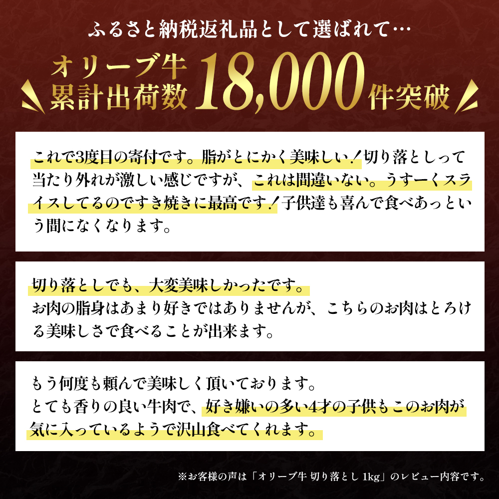 「期間限定」香川県産黒毛和牛オリーブ牛「切り落とし500g」数量限定 牛肉 肉 お肉 和牛 牛切り落とし 牛切落し A4 A5 香川 香川県 東かがわ市