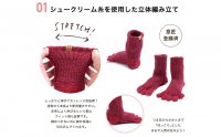 5本指ソックス 五本指ソックス 日本製 2足 セット ショート丈 モコモコ 靴下 くつ下 ソックス 19cm〜27cm 20色 裏起毛 あったか 冷え性 冷え対策 足元 防寒 冬 立体構造 締め付けない メンズ レディース フクシン 香川県 東かがわ市