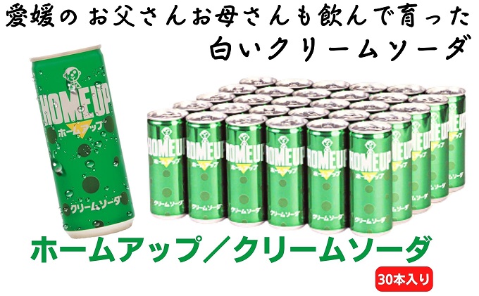 らくれんホームアップ　30本入り クリームソーダ 炭酸飲料 ソーダ水 飲み物 ドリンク ロングヒット 練乳 まろやかな 