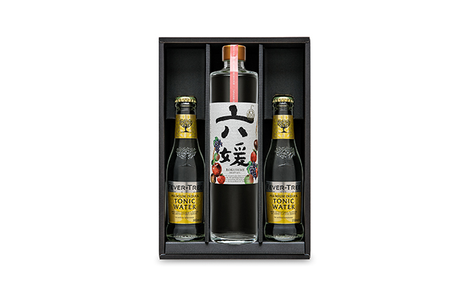 道後ジン 六媛・トニックセット（G6-500） お酒 晩酌 家飲み 宅飲み 愛媛県産素材 ボタニカル 華やかな香り 香ばしい香り キレ のかな甘み トニックウォーター 