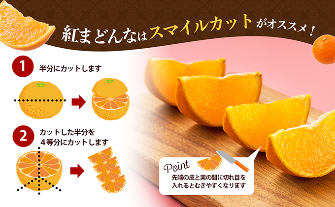 【数量限定 先行予約】愛媛県産 紅まどんな2.7kg[50R0986]【高島屋選定品】青秀 M～３Lサイズ（10～16玉）12月上旬頃～順次発送 ＜ギフト 正規品 甘い みかん フルーツ＞[No.53030337]