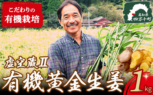 ゆうきのもり生産者こだわりの有機黄金生姜　／Ftf-A01