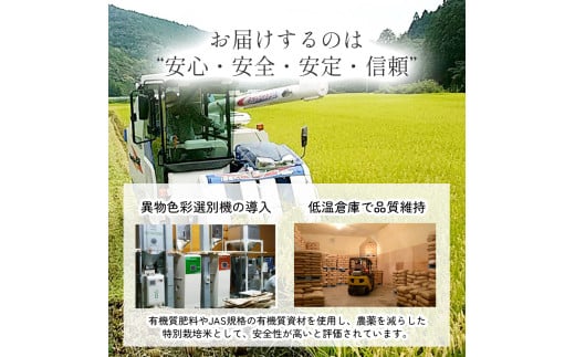 ◎令和７年産◎四万十育ちの美味しい仁井田米（香り米入り）【10kg×12回の定期便】高知のにこまるは四万十の仁井田米。／Rbmu-E11