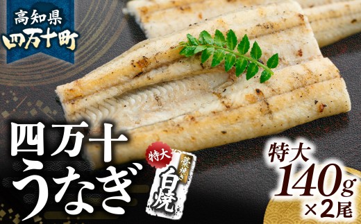うなぎ藁焼き 白焼き【140g x ２本】Esu-106