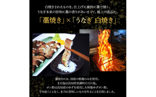 うなぎ藁焼き 白焼き【140g x ２本】Esu-106